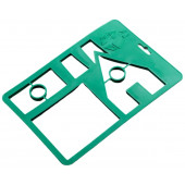 Форма для печенья новогодняя Доляна «Пряничный домик», пластик, 28×19 см, зелёная