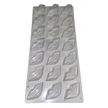 Форма для шоколада 21 ячейка "Губки" 28х14х2,5 см