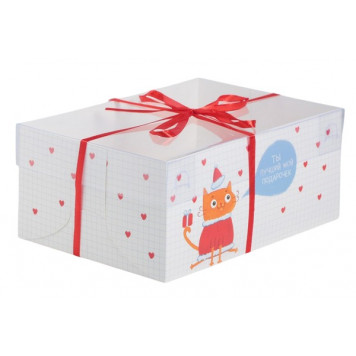 Коробка для капкейка «Зимние радости», 23 × 16 × 10 см