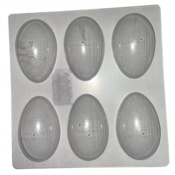 Форма для шоколада Яйца 65*42мм, 6 ячеек