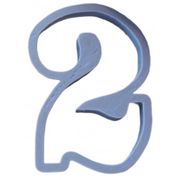 Форма "Цифра 2" 10 см
