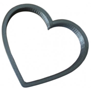 Форма "Сердце простое" (8 cm)