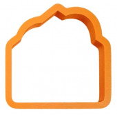 Форма "Конверт с сердцем" Z09 (7 cm )