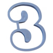 Форма "Цифра 3" 10 см (- )