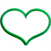 Форма "Сердце милое" Z1012 (8 cm (3,1 in) )