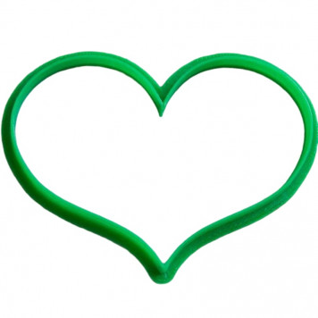 Форма "Сердце милое" Z1012 (8 cm (3,1 in) )