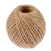 Шпагат джутовый "Шнурком", скрученный, цвет -натуральный 100м.   2259306