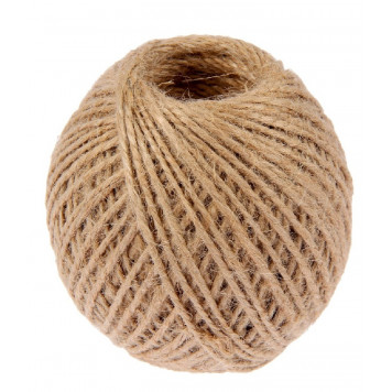 Шпагат джутовый "Шнурком", скрученный, цвет -натуральный 100м.   2259306