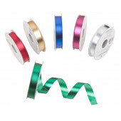 Лента упаковочная 1,2 см х 5 м, цвета МИКС