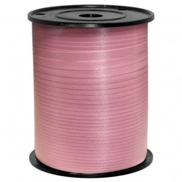 Лента для декора и подарков 0,5 см х 500 м, розовый