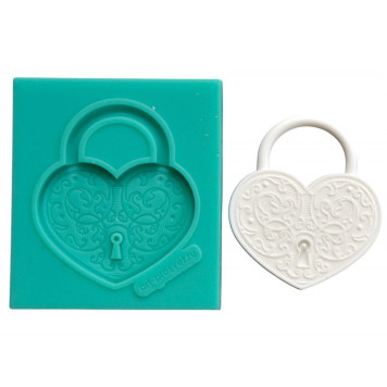 Молд "Замочек в форме сердца" большой