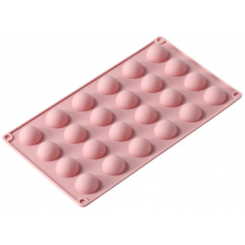 Форма для выпечки 24 ячейки "Фигуры.Полусфера" 28,3x16,5x1,6 см (d=2,8см), цвет МИКС 4469436