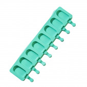 Форма для мороженого 8 ячеек 42х12,х2,1 см (6,8х3,8 см) "Эскимо", цвет МИКС