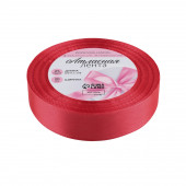 Лента атласная №65 20мм*25±1ярд коралловый АУ