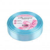 Лента атласная №211(11) 20мм*25±1ярд(23м±1м) голубой АУ