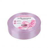 Лента атласная №45 20мм*25±1ярд тёплый сиреневый АУ