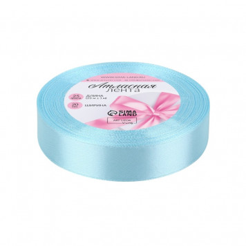 Лента атласная №13 20мм*25±1ярд(23м±1м) нежно-голубой АУ