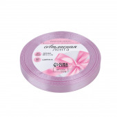 Лента атласная №45 10мм*25±1ярд тёплый сиреневый АУ