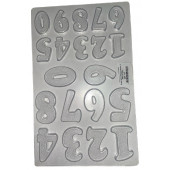 Форма для шоколада Цифры 2 вида 40-55мм