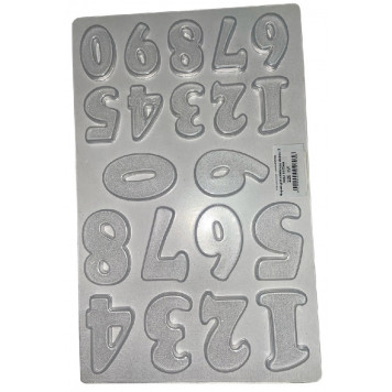 Форма для шоколада Цифры 2 вида 40-55мм