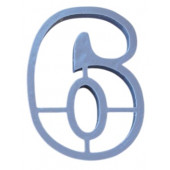 Форма для пряников Цифра 6, 10см