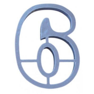 Форма для пряников Цифра 6, 10см