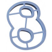 Форма для пряников Цифра 8, 10см