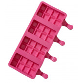 Форма для мороженого 4 ячейки 25,6x14,5x2,5 см (9,2х4,8 см) "Вафельный рожок"