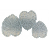 Форма для леденцов Листья монстера 3 ячейки