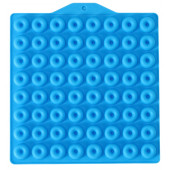 Форма для мармелада 64 ячейки 21,5x20x1 см (d 2см) "Пончики" цвет МИКС