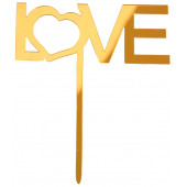 Топпер LOVE акрил   3953348