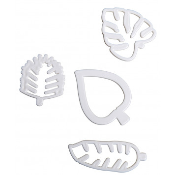 Набор печатей для теста и марципана для марципана и теста "Тропики" 4 шт