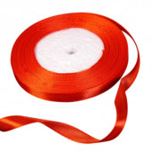 Лента атласная Красная (26) 10 мм, 30 метров