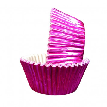 Капсулы Розовые металлик 50*35 мм, 50 шт