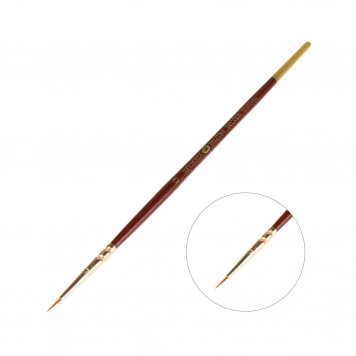 Кисть Синтетика Круглая ЗХК Decola № 0 d-1,3мм