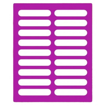 Трафарет №567 (для эклеров) 10х2 ПЭТ