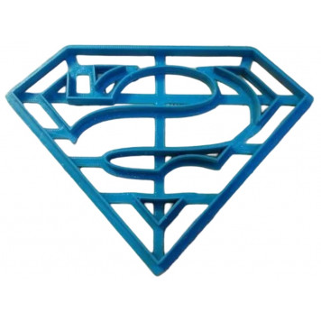 Вырубка штамп "Лого Супермен", 12см