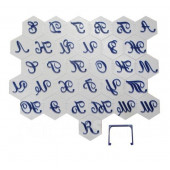 Набор штампов "Алфавит-заглавные буквы" №4