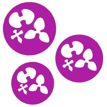 Набор трафаретов №547 (Орхидея) ПЭТ