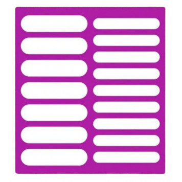 Трафарет №568 (для эклеров) микс ПЭТ