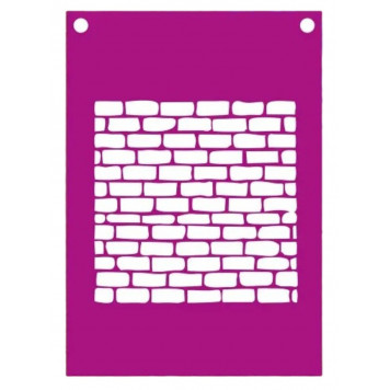 Трафарет "Кирпичная стена"