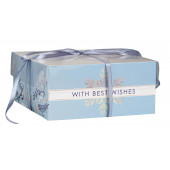 Коробка для капкейка With best wishes, 16 х 16 х 7,5 см