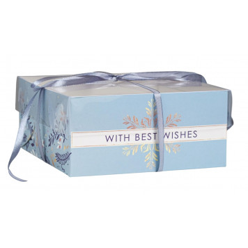 Коробка для капкейка With best wishes, 16 х 16 х 7,5 см