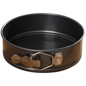 Форма для выпечки Доляна «Элин. Круг», 14×4,5 см, съёмное дно, антипригарное покрытие, цвет чёрный