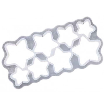 Форма для леденцов Звезды без дна 50мм, 8шт