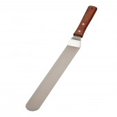 Кондитерская лопатка - палетка, изогнутая, 41 см, рабочая часть 29.5 см, коричневая