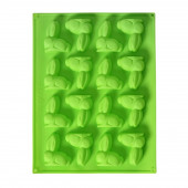 Форма для выпечки 16 ячеек "Кролик" 30x23x1,8 см (5,9х5,1 см) цвет МИКС