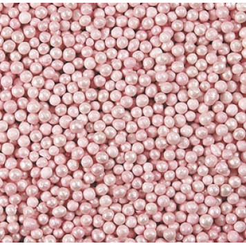 Посыпка Шарики розовые перламутр., 50гр