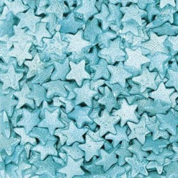 Посыпка Звезды голубые перламутр., 50гр