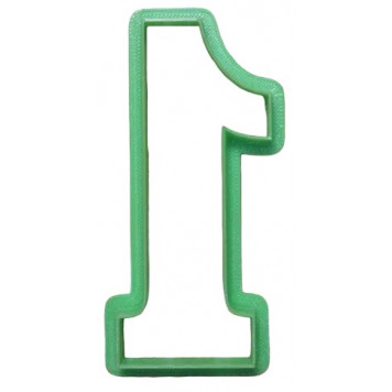 Вырубка цифра "1" из набора №1, 8см